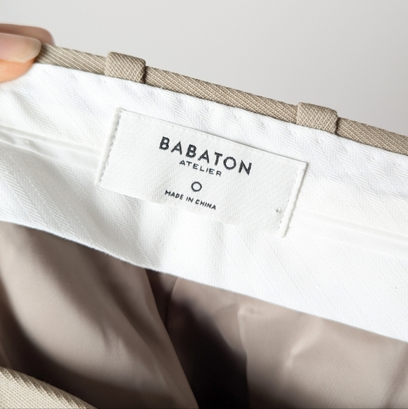 BABATON Agency Pant Wool Tan 0 Aritzia - Picture 14 of 15